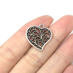 Material: Zinc metal alloy, lead and nickel and cadmium-free metal charms Quantity: 10pcs Condition: brand new Note: please check my store for discount coupon. Use the coupon code ADABELE5 for a 5% discount on all orders over $50.00 Use the coupon code COUPON10 for a 8% discount on all orders over $150.00 Use the coupon code ADABELE20 for a 20% discount on all orders over $300.00 Return policy Please contact us within 30 days of purchase to arrange the return of any item. We accept all return fo Nickel-free Heart-shaped Alloy Jewelry, Nickel-free Heart Shaped Alloy Jewelry, Silver Heart Pendant Charms For Mother's Day, Mother's Day Silver Heart Pendant Charm, Silver Heart Charms For Jewelry Making, Silver Heart Metal Charms, Silver Heart Charm For Jewelry Making, Antique Silver Metal Charms For Gifts, Silver Metal Charms For Valentine's Day