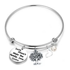 PRICES MAY VARY. ❤Bonus Daughter Gift❤This Stepdaughter bracelet with loving words -① DNA Doesn't Make You Family Love Does. ② family tree charm.Stepdaughter jewelry, gift for step daughter,bonus daughter gift ❤Adopted or Stepdaughter Gift❤Love is not necessarily supported by blood relationship. It can take many forms. The boundaries of love are not explained by scientific and technological means, but we love your heart. A very thoughtful gift for your Step daughter. Life gave me the gift of you Loving Words, Bonus Daughter, Goddaughter Gifts, Velvet Cloth, Dear Baby, Step Mom Gifts, Love Is Not, Step Daughter, Adopting A Child