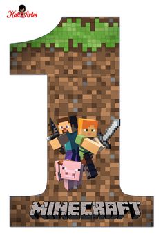 the letter i is made up of minecraft characters