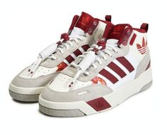 IF2564 Men Fashion Casual Outfits, Stylish Sneakers, Men Fashion, High Top, Adidas Originals, Fashion Casual, Perfect Pair, High Tops, Red And White