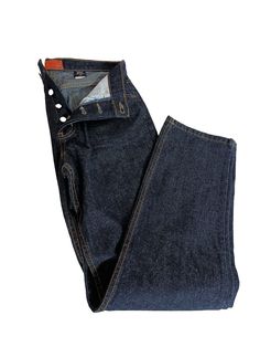 Upgrade your wardrobe with these vintage Mossimo Gene denim jeans. The high-rise, straight-fit design, button fly closure, and dark wash fabric make these jeans a perfect pick for any season. The offset stitch accents and solid pattern add to the classic appeal of the jeans. Crafted from 100% cotton, these jeans are machine washable and feature pockets for added convenience. The size 28 regular fit jeans with 30-inch inseam and waist size make them an ideal fit for women. These deadstock 90s jea Relaxed Fit Jeans With Button Closure For Streetwear, Dark Wash Denim Jeans With Snap Buttons, Urban Cotton Jeans With Button Closure, Urban Style Cotton Jeans With Button Closure, Fitted Denim Blue Jeans With Snap Buttons, Streetwear Denim Jeans With Button Closure, Blue Jeans With Snap Buttons In Cotton, Fitted Dark Wash Jeans With Snap Buttons, Casual Cotton Jeans With Button Closure