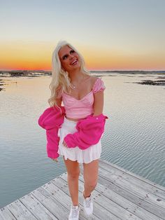 Pink Wildest Dreams Mesh Top | Sassy Shortcake Pink Puffy Sleeve Top, Nice Summer Outfits, Restaurant Outfits, Pink Outfit Summer, Preppy Outfits Summer, Pink Mesh Top, Sassy Shortcake, Beach Preppy, Preppy Inspo