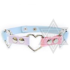 Pastel hearts choker · DEVILISH · Online Store Powered by Storenvy Pastel Aesthetic Outfit, Menhera Fashion, Pastel Goth Aesthetic, Pastel Accessories, Pastel Punk, Pastel Goth Fashion, Yami Kawaii, Kawaii Jewelry, Heart Choker