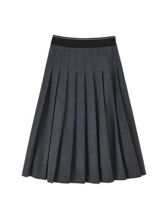 Details: Textured pleated maxi skirt in dark grey hue Elasticated waistband with chunky prints Side zip fastening Materials & Care: Fabric: Sheep wool 38.9%, Polyester Fiber 28.4%, Viscose Fiber 26.2%, Spandex 6.5%Lining: polyester 100% Non-washable, gentle dry cleaning Do not bleach Size & Fit: Model is 5'7", Bust 32, Waist 24, Hips 35, wearing a size S Item #: IM4SK02 Wool Pleated Long Skirt, Classic Pleated Gray Skirt, Gray Pleated Skirt For Work, Formal Gray Pleated Skirt, Gray Fitted Pleated Skirt For Work, Gray Lined Pleated Skirt For Work, Gray Lined Pleated Skirt For Fall, Long Wool Pleated Skirt, Fall Pleated Gray Skirt