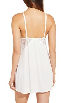 Eberjey Rosalia Lace Trim Chemise | Nordstrom Lace Trim, Nordstrom, Trim, Lace, Free Shipping