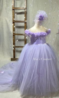 Flower Girl Dress Lilac Lavender First Birthday Dress Toddler - Etsy Croatia Lavender Fitted Princess Dress For Dress-up, Fitted Lavender Tulle Ball Gown, Fitted Lavender Tulle Princess Dress, Lavender Tulle Dress For Pageant, Lavender Tulle Dress For Pageants, Lavender Princess Dress For Dress-up Occasions, Lavender Princess Dress For Dress-up, Lavender Princess Dress For Wedding, Princess Style Lavender Party Gown