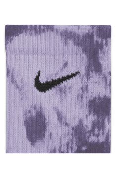 Signature Dri-FIT moisture-wicking technology keeps you moving with confidence in these tie-dye crew socks with soft cushioning for a cozy fit. Assorted pack of two pairs Dri-FIT moisture-wicking technology Cotton/polyester/spandex/nylon Machine wash, dry flat Imported Cozy Fits, Nike Dri Fit, Crew Socks, Polyester Spandex, Dri Fit, Moisture Wicking, Tie Dye, Dye, Socks