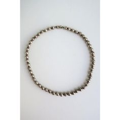 A beautiful sterling silver ball bead necklace, circa mid-20th century, Mexico. Mexican sterling silver pieces are known for their great craftsmanship and quality. Perfect as a standalone piece (as shown in images), or stacked/combined with other necklaces - sterling, gold, pearls, etc. A great piece to mix and match with. With markers' mark on push button clasp as shown in last image; Mexico 925 (for sterling silver.) Necklace is 18.25" long.   Italian sterling silver puffed heart necklace show Silver Round Beaded Metal Necklace, Antique Silver Pearl Necklace For Formal Occasions, Silver Sterling Silver Pearl Necklace With Polished Beads, Silver Pearl Necklace With Polished Beads In Sterling Silver, Sterling Silver Pearl Necklace With Polished Round Beads, Silver Beaded Sterling Silver Pearl Necklace, Sterling Silver Polished Pearl Necklace, Classic Silver Single Strand Necklace, Elegant Silver Necklace With Ball Chain