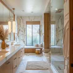 31 Bathrooms Balancing Serenity with Glamor Calming Design