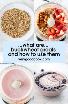 what are buckwheat groats and how to use them in the food processor