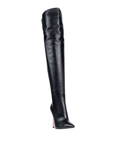 no appliqués, solid color, zip, narrow toeline, stiletto heel, covered heel, leather lining, leather sole, contains non-textile parts of animal origin , Color: Black , Size: 6 Black Boots Women, Gianvito Rossi, Stiletto Heel, Over The Knee Boots, Over The Knee, Knee Boots, Soft Leather, Black Boots, Stiletto Heels