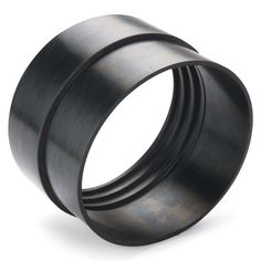 an image of a black ring on a white background with clippings to the side