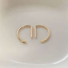 Tiny Half Hoop D Sleeper Huggie Earrings, Little Semi-circle Ear Hugging Earrings, D Ear Hugging Hoops, Everyday Minimalist Jewelry - Etsy Italy Dainty Small Hoop Ear Cuff For Everyday, Minimalist Everyday Hammered Huggie Earrings, Everyday Small Hoop Ear Cuff, Everyday Minimalist Hammered Huggie Earrings, Adjustable Minimalist Hoop Ear Cuff, Minimalist Small Hoop Ear Cuff, Dainty Hoop Ear Cuff For Everyday, Minimalist Small Hoop Ear Cuff As Gift, Adjustable Minimalist Small Hoop Ear Cuff