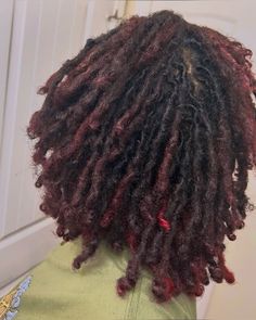 #redhair #locstyles #locs #curly #natural Red Locs, Locs Curly, Locs Hairstyles, New Journey, Protective Styles, Hair Inspo