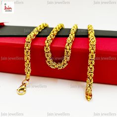 "Please drop a message saying \"Discounted Price\" & we'll reply you with a lower price, if any discounts are available. We take absolute care of precious jewels are packed well so that there is no damage to the product.  Your item will arrive in an elegant box, ideal for gifting to someone special. The weight of this chain in 18Kt Solid Gold  & 21 Inches length :- 13.360 Grams Approximately Please Note :- Weight & price will vary depending upon the length required. Handling Time: We take handling time of 15 Business Days from the date of receipt of the payment after receiving cleared payment.  Please note that the chain is a hollow chain made of real solid gold not a fully solid chain. Shipping Service:- Free Expedite Shipping: The shipping company takes 5-7 business days to deliver the p Chain Shipping, Precious Jewels, Gifts For My Boyfriend, Shipping Company, Yellow Gold Earring, Cuban Chain, Signet Ring, Solid Yellow, Gifts Photos