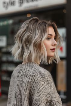 #shorthair #hairtrends #hairinspo #hairgoals #shorthairdontcare #trendyhair #haircutideas #shorthairlove #hairfashion #shorthaircut #hairtutorials #hairtransformation #shorthairstyle #hairinspiration #haircuttrends Bob Hair Balayage, Expensive Hair, Messy Bob Haircut, Stacked Bob Haircuts, Hair 50, Trendy Bob, Grey Hair Transformation, Blonde Bob Hairstyles