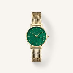 Small Edit Emerald Mesh Modern Green Watch With Rectangular Dial, Modern Green Watch For Formal Occasions, Modern Green Formal Watches, Green Watches With Diamond Hour Markers, Formal Green Watches With Diamond Hour Markers, Modern Green Watch With Bracelet Strap, Luxury Green Jewelry With Round Dial, Timeless Green Watch, Luxury Green Watch With Rectangular Dial