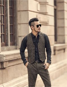 Gender: Men Item Type: Vests Material: Wool,Cotton Style: England Style Model Number: M108-2 Fabric Type: Broadcloth colour: Earth color grey Size: S M L XL 2XL style: Vest Model number: M108-2 Garment type: Slim Basic style: Youthful popularity Listing year: 2018 Winter Business Casual Vest With Pockets, Business Casual Winter Vest With Pockets, Winter Workwear Slim Fit Vest, Classic Slim Fit Winter Vest, Casual Wool Vest, Winter Business Casual Vest, Casual Business Winter Vest, Casual Winter Vest For Business Casual, Casual Tailored Winter Vest