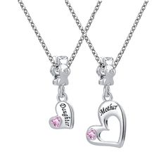 PRICES MAY VARY. Mother Daughter Necklaces Set for 2, Heart Love Dangle Charm Matching Pendant Necklace for Women Girls Material: Copper, Mother Pendant Size: 14x15.6x2.1mm,Daughter Pendant Size: 8x9x1.8, Weight: 4.6g, Chain Length: 18'' Mother And Daughter - The Love between a mother and a daughter is forever. The Mother Daughter Necklace Set is the perfect way to show just how much that amazing person means to you! Best gift for mom and daughter,fit every women girl,packaged in a blue velvet.I Mother's Day Heart Charm Pendant, Heart Charm For Mother's Day, Valentine's Day Heart-shaped Dangling Charms, Heart-shaped Jewelry With Dangling Charms For Valentine's Day, Heart-shaped Dangling Charms Jewelry For Valentine's Day, Mother's Day Heart Pendant Charms, Mother's Day Dangle Charms For Jewelry Making, Dangling Charms Charm Necklace For Mother's Day, Double Heart Jewelry With Dangling Charms For Gift