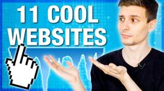 a man holding his hand up in front of him with the words 11 cool website design tips