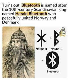 the bluetooth is named after the 10th - century scandinavian king named harald bluetooth who peacefully united norway and denmark