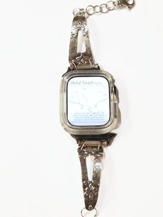 This listing is for ONE handmade sterling & fine silver Apple WatchBand ONLY. There is NOT A WATCH INCLUDED. Personalization is not included in this price.   Interested in adding your name, initials, or date? Please see this listing and add it to your cart! https://www.etsy.com/listing/1502566904/personalize-your-watch-band-personalize?  What sets my Apple Watch Bands apart from the others is I use quality materials.  *I used Fine Silver metal clay with my pretty Fleur di lis pattern.  *Oxidized Silver Apple, Handmade Watch Bands, Silver Metal Clay, Handmade Watch, Precious Metal Clay, Metal Heart, Metal Clay, Apple Watch Band, Toe Rings