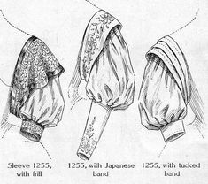 three different types of clothing are shown in black and white, with text describing them