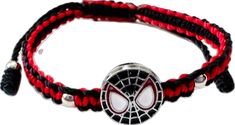 Spider Bracelet, M Bracelet, Red Spider, Friendship Bracelets, Black And Red, Collage, Bracelet, Etsy Uk, Red