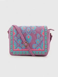 YASMINE SLING BAG – Purple now available at Trendroots.com Everyday Multicolor Embroidered Bag, Bohemian Multicolor Embroidery Bags As Gifts, Multicolor Embroidered Rectangular Bags With Adjustable Strap, Daily Use Multicolor Embroidered Shoulder Bag With Adjustable Strap, Multicolor Embroidery Crossbody Shoulder Bag, Rectangular Bag With Multicolor Embroidery And Adjustable Strap, Rectangular Bags With Multicolor Embroidery And Adjustable Strap, Traditional Embroidered Satchel Bag, Traditional Embroidered Purple Bag