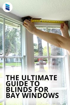 the ultimate guide to blinds for bay windows with instructions on how to install and use them