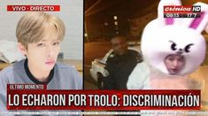 an image of a person with a bunny mask on and the caption'el charon portro diseminacion '