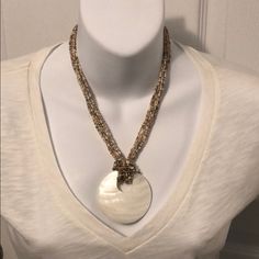 Brand New! Never Worn. Beautiful And Fun For The Summer! By Premier Designs. Elegant Round Beaded Necklaces For The Beach, Premier Designs Jewelry, Premier Designs, Womens Jewelry Necklace, Jewelry Necklaces, Women Jewelry, Necklaces, Brand New, Cream