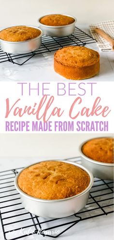 the best vanilla cake recipe made from scratch