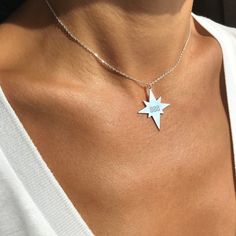 Silver Pole Star Necklace, North Star Necklace Jewelry, Polaris Necklace, Starburst Pendant, Personalized Star Necklace, Traveler Necklace This made-to-order sterling silver Pole Star Necklace is gorgeous and stylish. Ideal for daily use or special occasions. You can customize your necklace, use your initials or angel numbers etc. Made of Sterling Silver, available in Sterling Silver, 14k Gold Plated and 14K Rose Gold Plated. The perfect gift for Independence Day, St Patricks Day, Mothers Day, f Star-shaped Engraved Necklace For Gift, Silver Star Necklace For Mother's Day, Personalized Star-shaped Sterling Silver Necklace, Personalized Sterling Silver Star Necklace, Personalized Star-shaped Jewelry As A Gift, Silver Star-shaped Jewelry For Mother's Day, Personalized Star-shaped Jewelry Gift, Personalized Star-shaped Jewelry For Gift, Silver Star Jewelry For Mother's Day