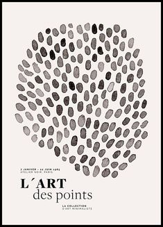 the cover of l'art des points magazine