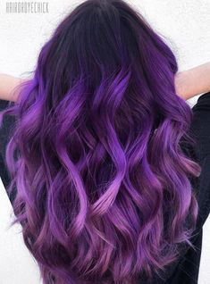 Bright Purple Hair Color, Lilac Hair Color, Lavender Hair Colors, Purple Hair Color, Paris Hair, Cute Hair Colors, Colourful Hair