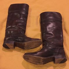 Great Condition Broken In Frye Shoes, Shoes Heels Boots, Riding Boots, Heeled Boots, Shoes Women Heels, Shoes Heels, Women Shoes, Boots, Heels