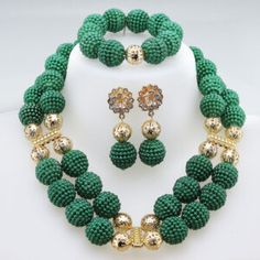 High quality handmade african Wedding Jewelry set in JW1008 seires – LaceDesign workshops Green Round Crystal Jewelry, Green Round Jewelry Sets For Wedding, Elegant Green Crystal Jewelry, Green Round Bridal Necklace, Elegant Green Jewelry Sets For Wedding, Green Elegant Wedding Jewelry, Green Beaded Jewelry For Anniversary, Green Beaded Jewelry Sets For Wedding, Green Round Beaded Jewelry Sets For Wedding