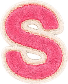 Bubblegum Rolled Embroidery Letter Patches Dorm Pictures, Collection Letter, Letter Patches, Embroidery Letter, Stoney Clover Lane, Stoney Clover, Patches Fashion, Embroidery Letters, Pink Letter