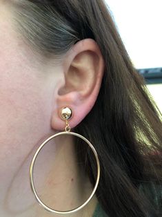 Perfect Dangling Gold or Silver Hoop Clip on Earrings | Etsy Cheap Yellow Gold Clip-on Earrings, Cheap Trendy Clip-on Hoop Earrings, Cheap Hoop Clip-on Earrings For Party, Cheap Gold Hoop Clip-on Earrings, Luxury Vintage Clip-on Hoop Earrings, Golden Hoop Earrings, Golden Hoops, Buy Earrings, Earrings In Gold