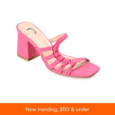 in stock Versace Jewelry, Block Heel Sandals, Block Heel Shoes, Mens Trends, Luxe Gifts, Journee Collection, Women Trends, Dress Sandals, Block Heels Sandal