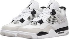 Air Jordan 4 Military Black, Jordan 4 Retro Military Black, Jordan 4 Black, Jordan 4’s, Retro Basketball Shoes, Jordan 4s, Nike Fashion Shoes, Exclusive Sneakers, Cute Nike Shoes