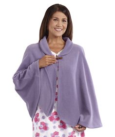 Product Features of this Silvert’s Bed Jacket Capes for Women: Easy Access Dressing – Capes Designed Without Sleeves for Those with Lowered Upper Arm Mobility Warmth & Comfort – Designed to Hug Your Shoulders with Warmth Easy Hook Closure – Secures the Cape and Prevents Falling Off Shoulders Quality Machine Washable – Polyester New! Womens Bed Jacket Capes, beautifully designed to hug your shoulders with warmth. Fastens with a stylish button. Quality Polar Fleece Womens Bed Jackets. This fleece Bed Jackets, Fleece Shawl, Patient Gown, Cozy Sleep, Cape Designs, Bed Jacket, Jacket Cape, Woman Bedding, Adaptive Clothing