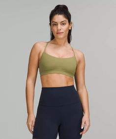 Flow Y Nulu Bra *Light Support, A–C Cups | Women's Bras | lululemon High Impact Sports Bras, Racerback Bra, Yoga Bra, Womens Bras, Sports Bras, Soft Fabrics, Lululemon Athletica, Sports Bra, Summer Fashion