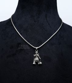 Indian Hindu Idols God Blessing Hanuman Design vintage antique style stunning divine pendant, best gifting unisex jewelry from India. Metal-925 sterling silver. Item type-Pendant Weight-3.570 grams. Height-3.57 centimeter. Width-1.7 centimeters. Stamped-925. Finish-Oxidized. note :chain is not include in this price, to purchase chain please visit following links: https://www.etsy.com/listing/823425858/16-to-30-long-screw-chain-925-sterling?ref=listings_manager_grid Make excellent gifting and col Silver Brass Initial Pendant Charm Necklace, Silver Jewelry With Large Initial Pendant, Sterling Silver Amulet Charm Necklace With Locket, Sterling Silver Amulet Locket Charm Necklace, Symbolic Silver Initial Pendant Charm Necklaces, Silver Jewelry With Initial Pendant Locket, Sterling Silver Locket Charm Necklace Amulet Style, Silver Initial Pendant Locket Jewelry, Silver Jewelry Locket With Initial Pendant