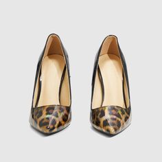 This versatile and classic pointy-toe pump is an elegant and comfy staple for any shoe collection. Color: Leopard Print/Crocodiles Upper Material: PU Sole Material: Non-slip Rubber Sole Heel Height: 4.33 Chic Leopard Print Heels With Pointed Toe, Leopard Print Heels With 4-inch Pointed Toe, Leopard Print Heels With Pointed Toe And 4-inch Heel, Leopard Print Pointed Toe Heels For Work, Leopard Print Heels With Pointed Toe For Workwear, Eatonton Georgia, Women's Dress Shoes, Dress Shoes For Women, Timeless Chic