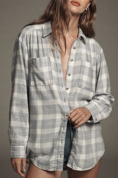 Find PILCRO The Hadley Relaxed Plaid Buttondown Shirt U200b: Flannel Edition on Editorialist. The Hadley Relaxed Buttondown Shirt defines versatility. With an easy-cool fit, it can be both an outfit star and a supporting cast member in your wardrobe - you decide. The Hadley Relaxed Plaid Buttondown Shirt by Pilcrou200b: Flannel Edition, Women's, Size: XS, Cotton/Rayon Flannel Shirt Women, Red Flannel Shirt, Shirt Flannel, Womens Flannel Shirt, Red Flannel, Cast Member, Cool Fits, Boho Blouses, Premium Denim