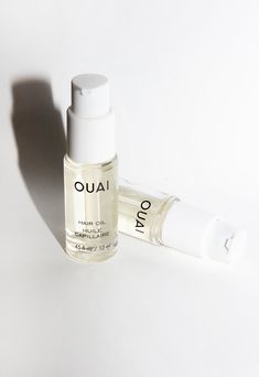 OUAI Hair Oil Travel size bottles for a smooth finish and to protect hair from heat damage Hair Heat Protectant, Overnight Hair Mask, Ouai Hair Oil, Overnight Hair, Ouai Hair, Selling Hair, Heat Protectant Hair, Borage Oil, Baobab Oil