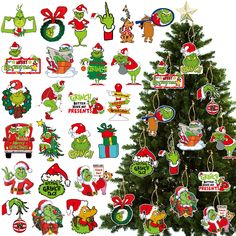 the grino christmas tree ornament collection