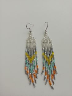 Long Beaded Earrings, Native American Style, Native American Fashion, Seed Bead Earrings, Bead Earrings, Seed Bead, American Style, Best Gift, Beautiful Earrings